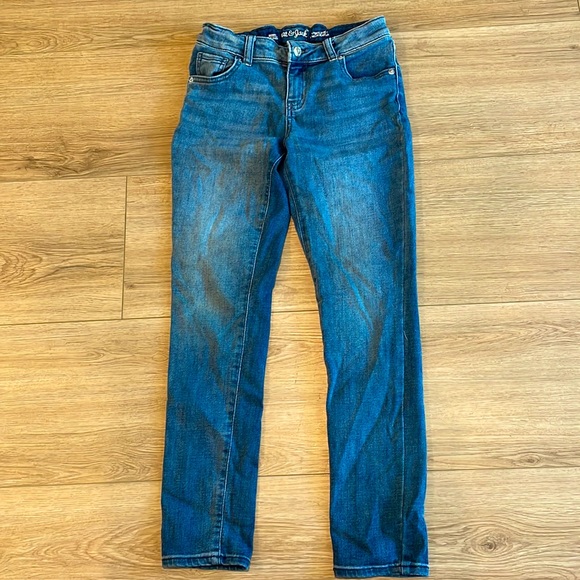 Cat & Jack girls jeans size 12 - no holes - Picture 1 of 4